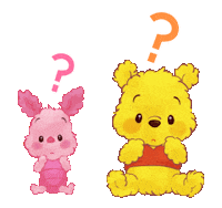 Confused Winnie The Pooh Sticker