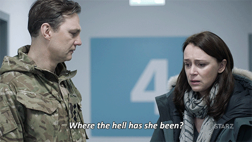 starz alice webster GIF by The Missing