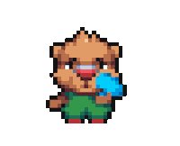 badkidgames games bear spring kid Sticker