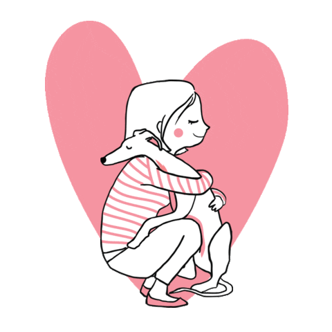 mama dog love Sticker by elgalgoazul