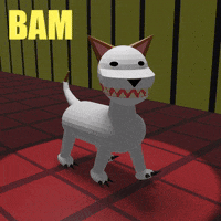 Telletec dog running mutt GIF