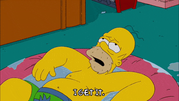 tired homer simpson GIF