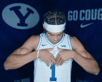 Byu Basketball Sport GIF by BYU Cougars