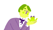 Giulia_Martinelli love kiss kisses frog GIF