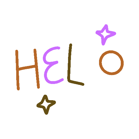 Bonjour Hello Sticker