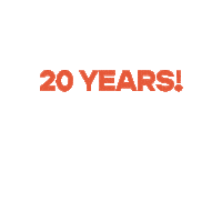 20 Years 20Th Sticker by Milestone Church