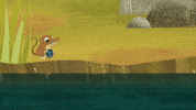 just trying to eat pygmy shrew GIF by Puffin Rock