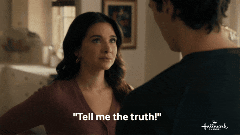 Tell Me Truth GIF by Hallmark Channel