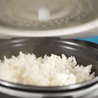 Done, keeps it warm | Rice Robot
