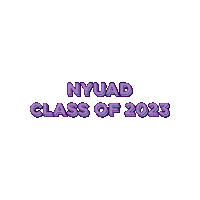 Class Of 2023 Nyuad Sticker by NYU Abu Dhabi