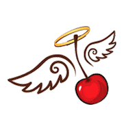 pangabriel cherry vegano gluten free organico Sticker