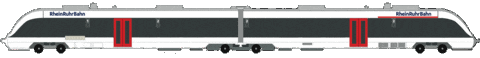 Train S7 Sticker by RheinRuhrBahn