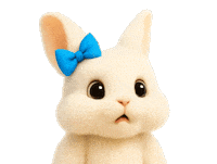 Surprise Bunny Sticker