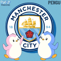 Manchester City Football GIF by Pudgy Penguins