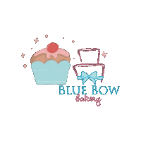 bluebowbakery cake baking cupcake home baking Sticker