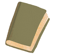 ClapotisSauvage magic fall moon book Sticker