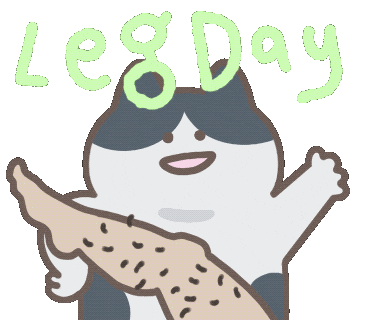 Hair Running Sticker