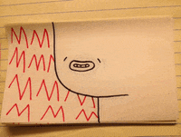 wild man illustration GIF by gifburns