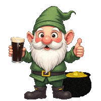 St Patricks Day Rainbow Sticker