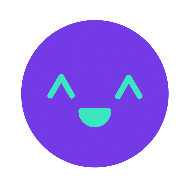 Happy Sticker by Guia MKT