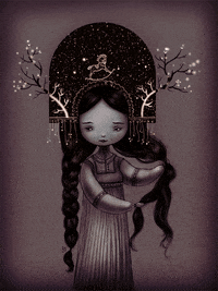 Overthinking Night Sky GIF by Chemical Sister