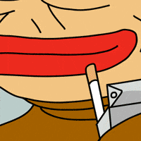 Light Up Smoking GIF by Ponke