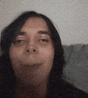 Thousand Yard Stare Larry GIF