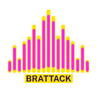 Brattack Sticker by MediaAttack