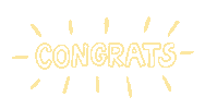 Congratulations Congrats Sticker