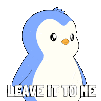 No Problem Penguin Sticker by Pudgy Penguins