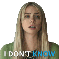 Gen V I Dont Know Sticker by Amazon Prime Video