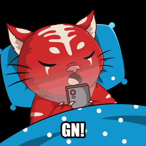 KitaroWorld anime cats nft goodnight GIF