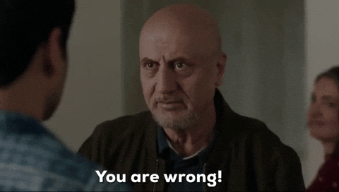 You Are Wrong GIF by Anupam Kher