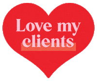 heidiwolff love love my clients heidi wolff heidi wolff studio Sticker