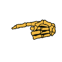 Thedeadpintco look arrow ghost point Sticker