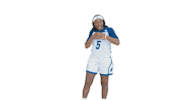 Basketball Eat Sticker by Delaware Blue Hens