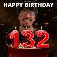 132 Birthday GIF