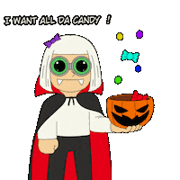 Halloween Dolci Sticker by 3dFrankenPunks