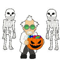 Halloween Boo Sticker by 3dFrankenPunks