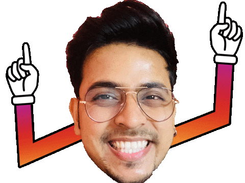 Abhijeet Sticker by BORN ON INSTAGRAM