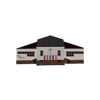 Chapel Tibbits Sticker by CAMP-of-the-WOODS