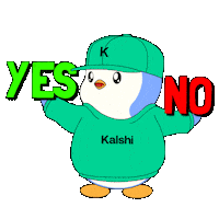 Guess Yes Or No Sticker by Pudgy Penguins