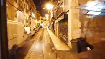 lisbon tram GIF by For 91 Days