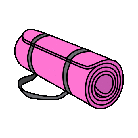 Yoga Meditation Sticker by Marcela Illustrates