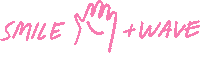 smileandwave wave hand smileandwave s w Sticker