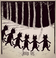 Black Cat Dance GIF by Industrial Workers of the World