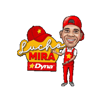 Lucho Mira Sticker by Dyna & Cia