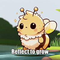 Wisdom Reflection GIF by Beelightened