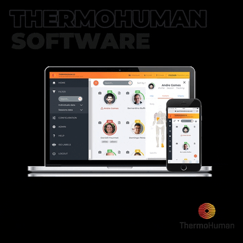 thermohuman giphygifmaker thermal thermo termografia GIF