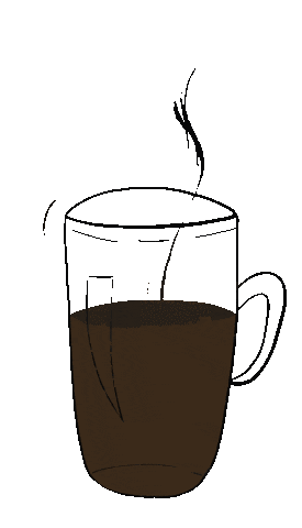 aclavel giphyupload coffee morning cafe Sticker